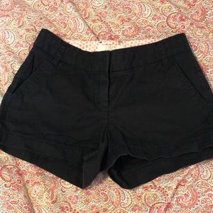 J-Crew black Chino shorts - Size 2